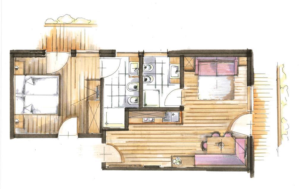 Garni Appartement Alpenresidence Cadipietra Cameră foto